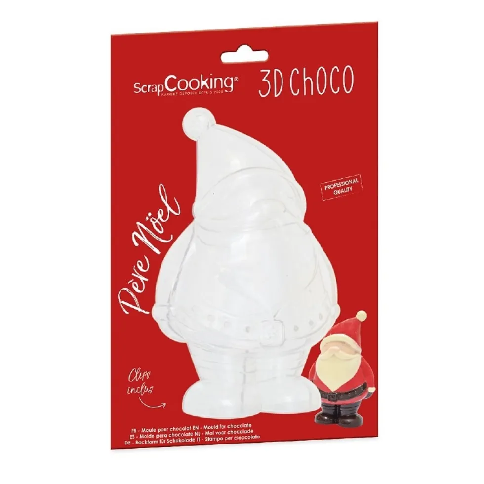 ScrapCooking - Chokladform 3D Jultomte