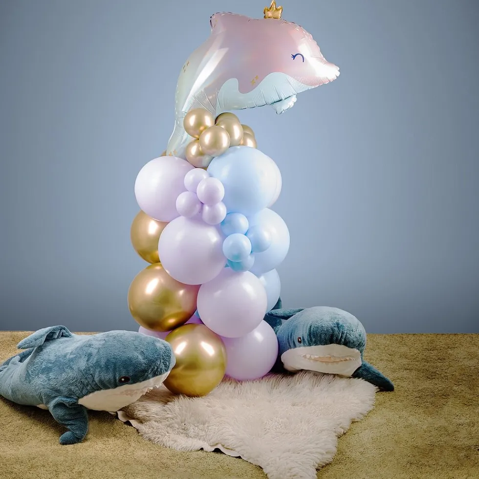 Skimrande Delfin Ballongkit