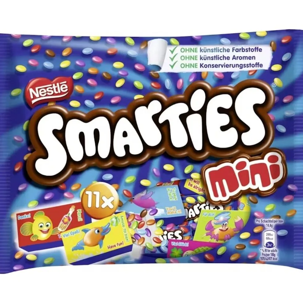 Smarties mini i påse 158 gram