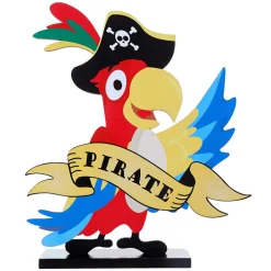 Små Pirater - 2D Bordsdekoration i trä 20 cm