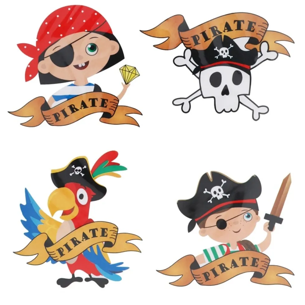 Små Pirater - Klistermärken 16-pack