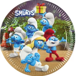 Smurfarna Assietter 8-pack
