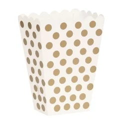 Snacksboxar Prickiga, Guld 8-pack