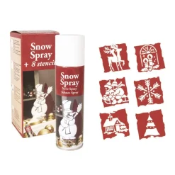 Snöspray 150 ml med stenciler