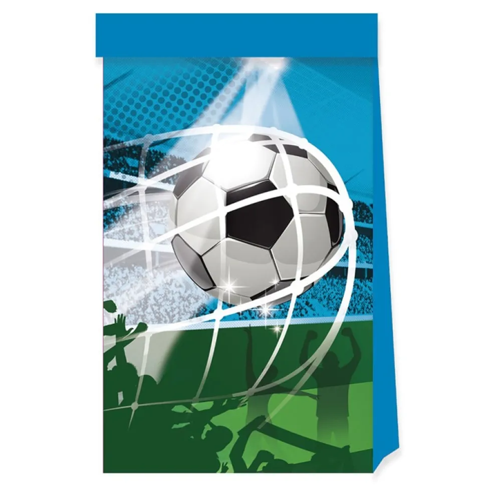 Soccer Fans - Kalaspåsar av papper 4-pack
