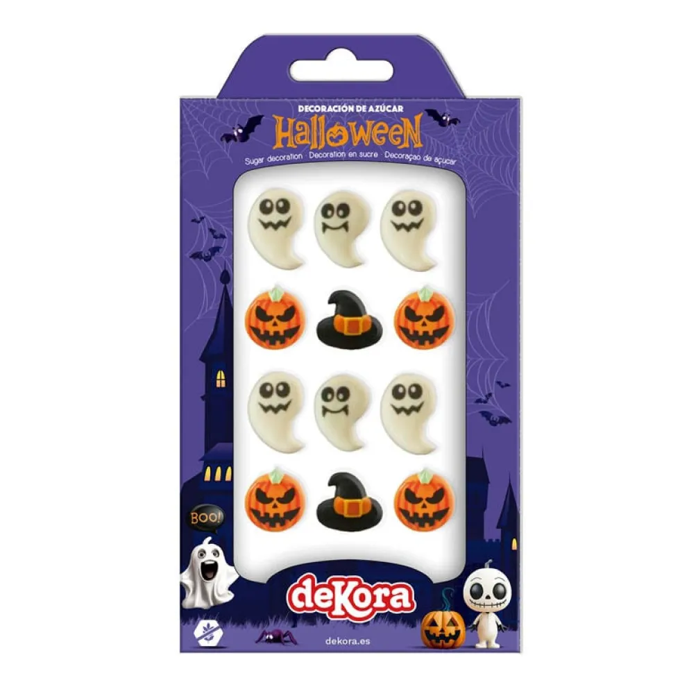 Sockerdekorationer Halloween 12-pack