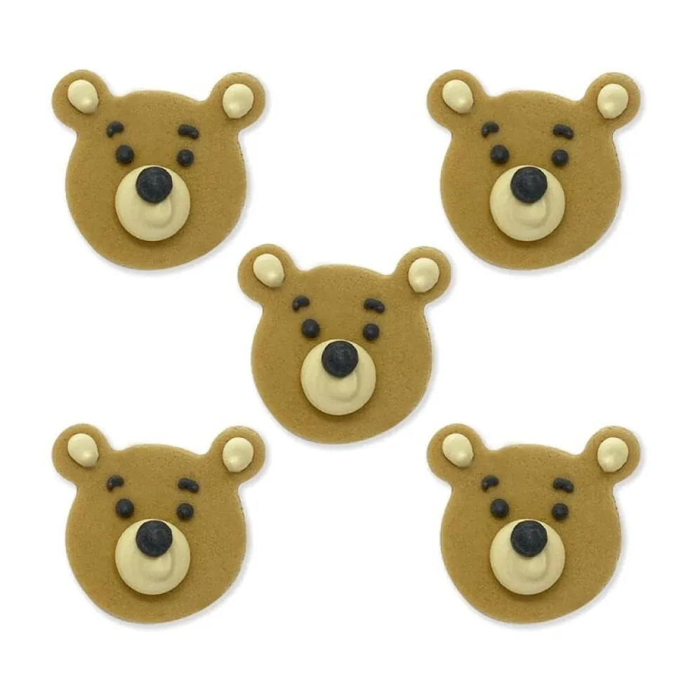 Sockerdekorationer Teddybjörnar 5-pack