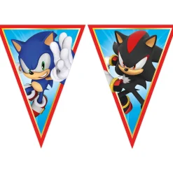 Sonic the Hedgehog - Flaggirlang av papper 230 cm