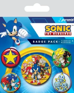 Sonic the Hedgehog - Knappar 5-pack
