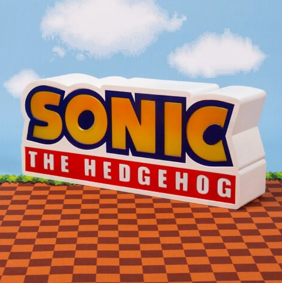Sonic the Hedgehog - Lampa Logo med LED-ljus