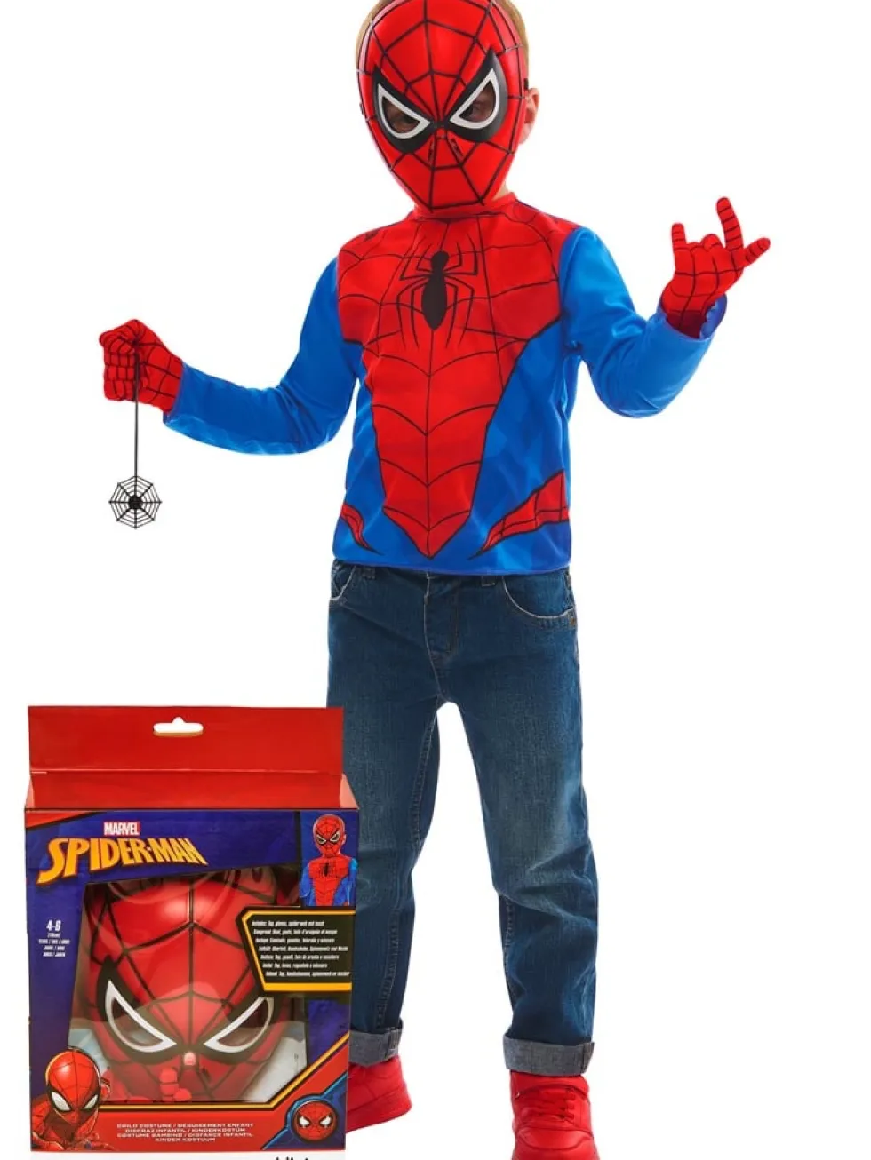 Spiderman Maskeradset 4-6 år