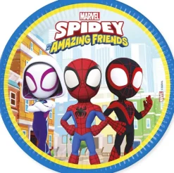 Spidey And His Amazing Friends - Tallrikar 8-pack