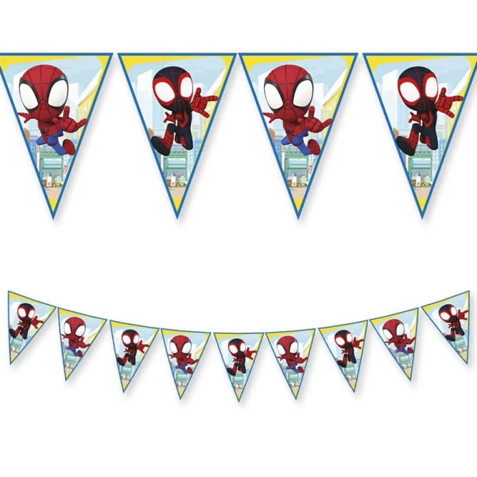 Spidey And His Amazing Friends - Flaggirlang 230 cm