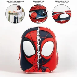 Spidey Barnryggsäck med 3D-effekt