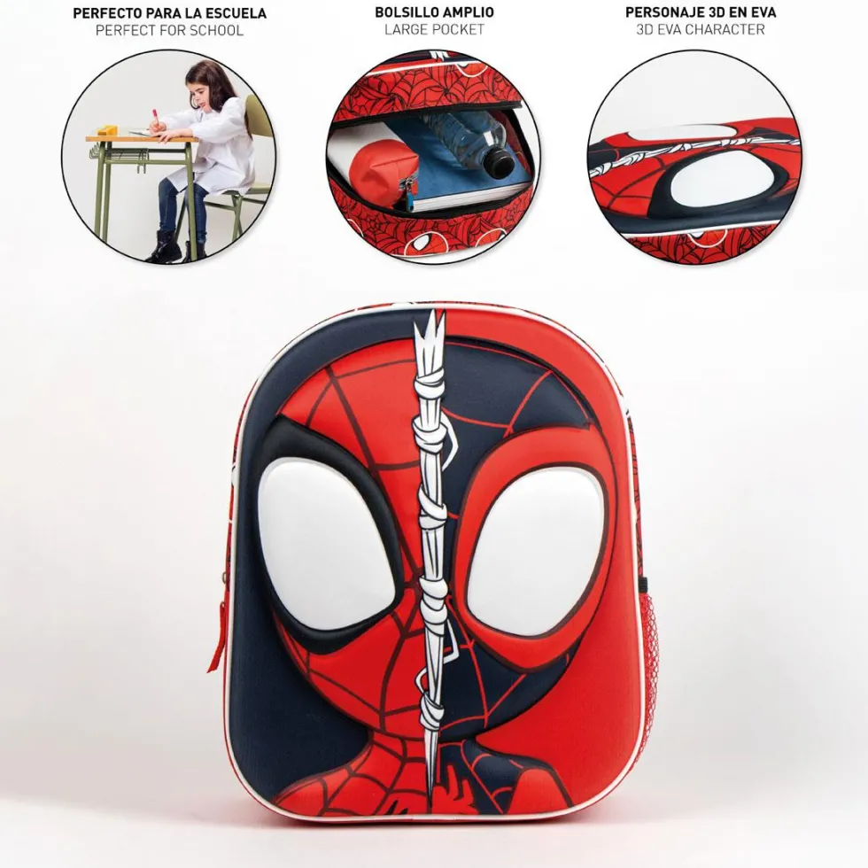 Spidey Barnryggsäck med 3D-effekt