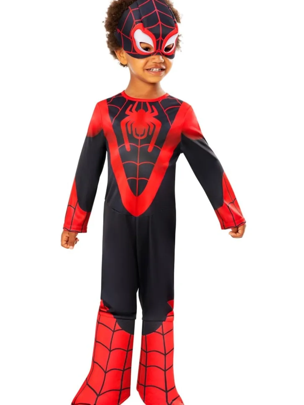 Spidey Miles Morales Maskeraddräkt 2-3 år