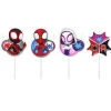 Spidey - Tårtljus Picks 4-pack