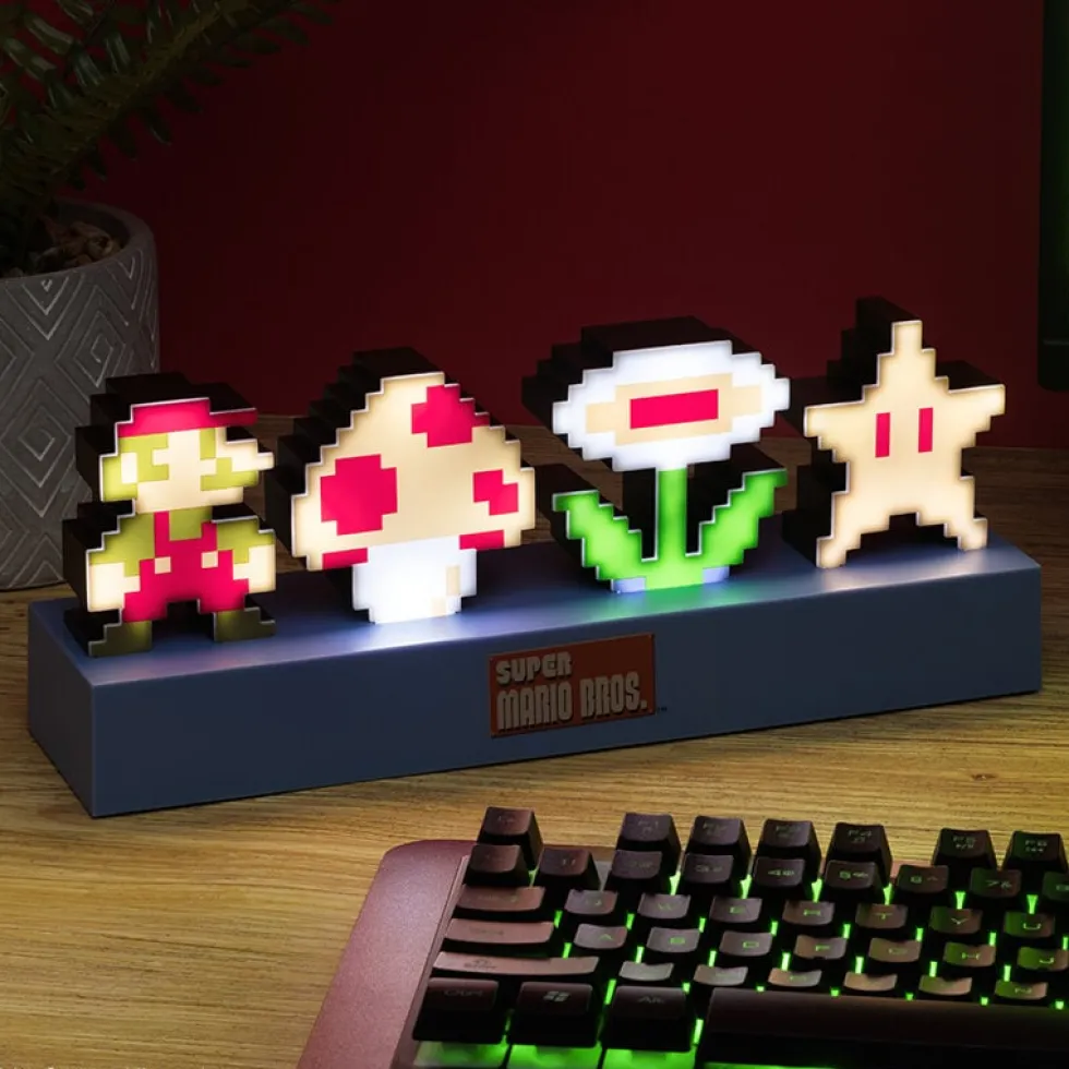 Super Mario Bros - Lampa Retro Icons