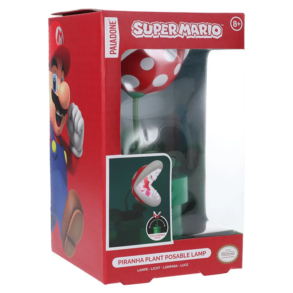 Super Mario Bros - Mini Piranha Plant Ställbar Lampa