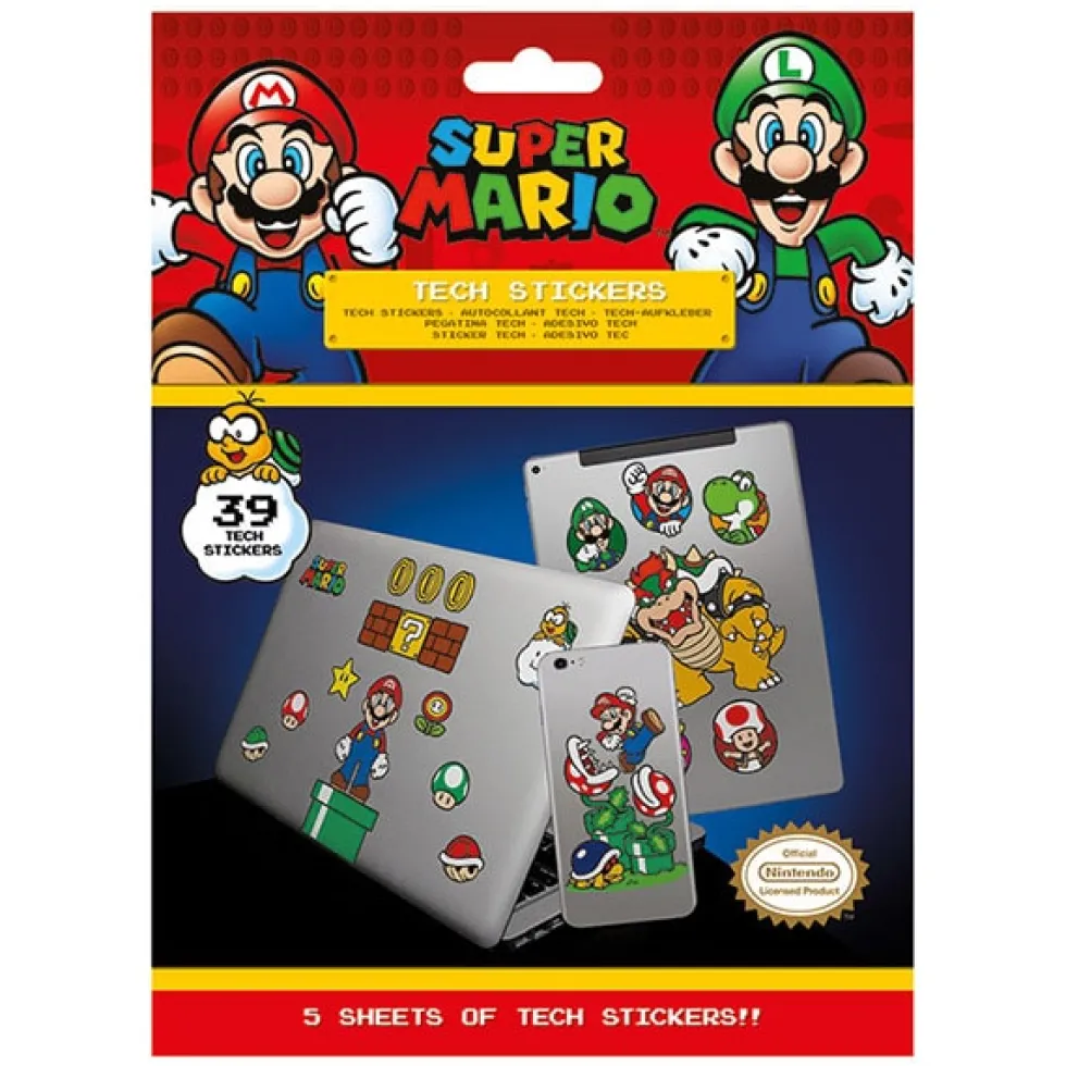 Super Mario - Dekaler till prylar 39-pack