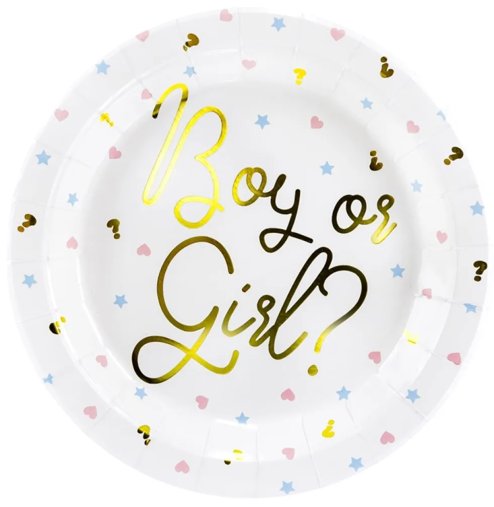 Tallrikar - Boy or Girl 6-pack
