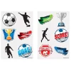 Tatueringar med fotbollsmotiv 6-pack