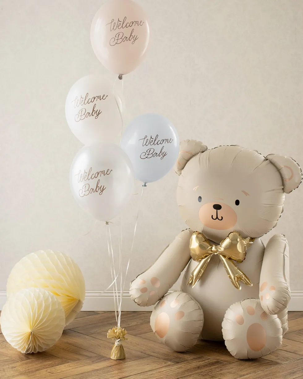 Teddybjörn Sittande Folieballong 84 cm
