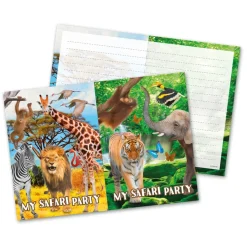 Tropisk Safari - Inbjudningskort 8-pack