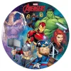 Tårtbild Avengers - Sockerpasta 20 cm