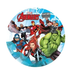 Tårtbild Avengers - Sockerpasta 15,5 cm