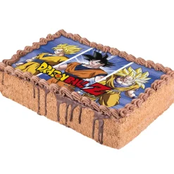 Tårtbild Dragon Ball - Sockerpasta 15 x 21 cm
