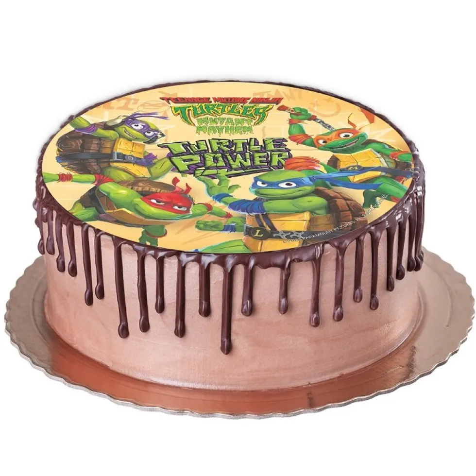 Tårtbild Ninja Turtles - Oblat 20 cm
