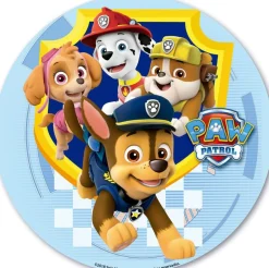 Tårtbild Paw Patrol - Sockerpasta 20 cm