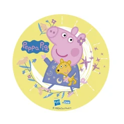 Tårtbild Peppa Pig - Sockerpasta 15,5 cm