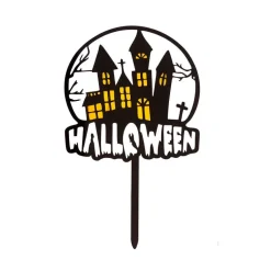 Tårtdekoration Halloween Spökhus