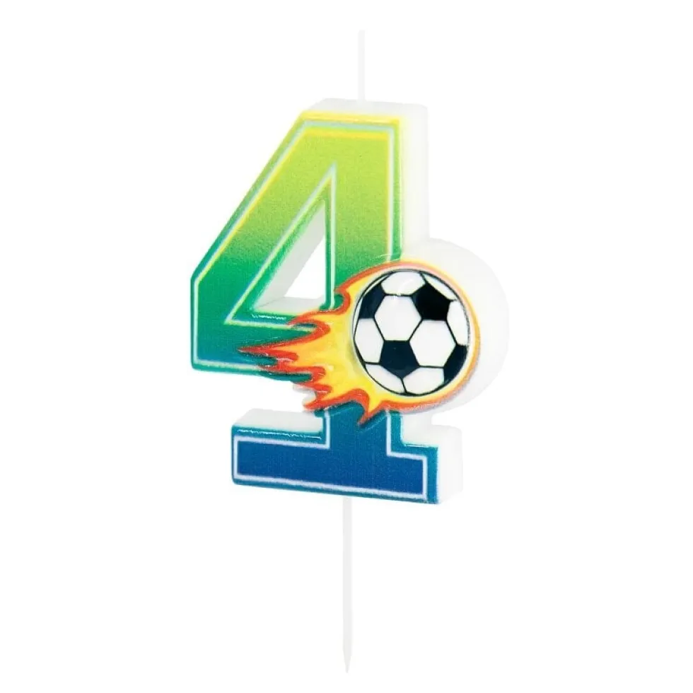 Tårtljus Fotboll 4 år