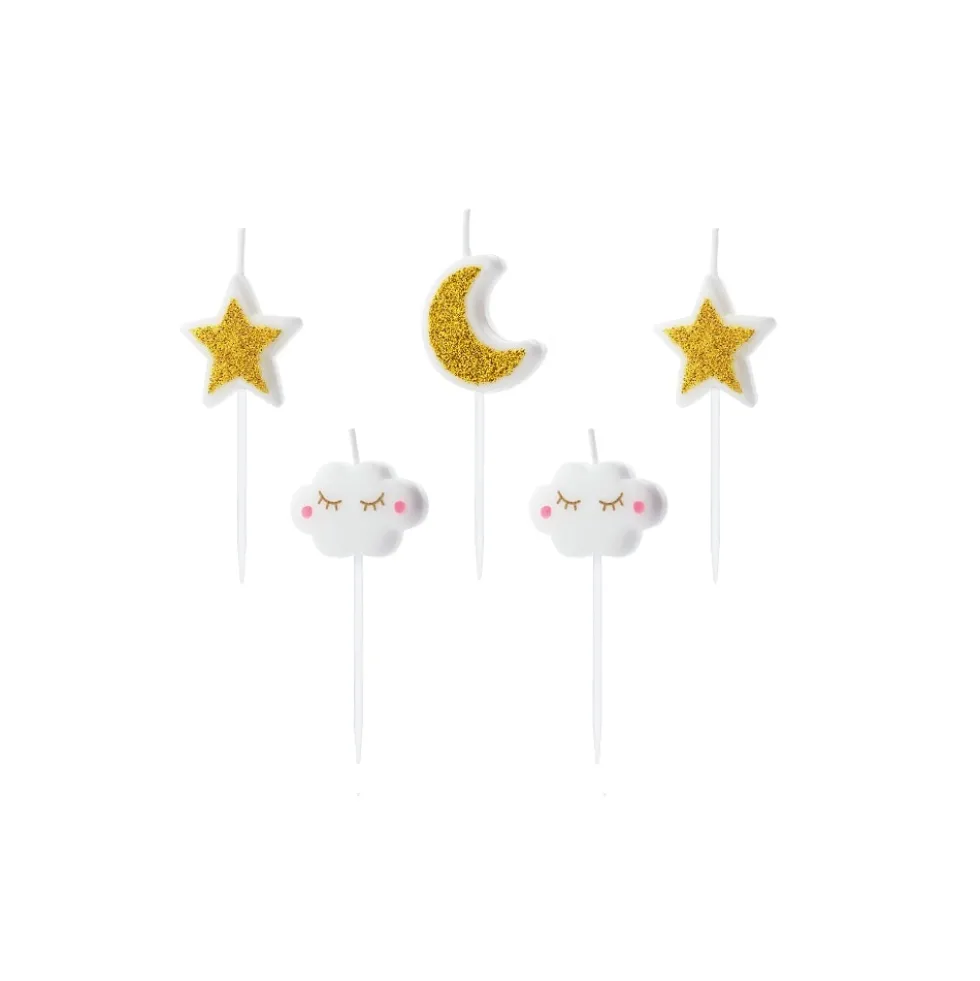 Tårtljus - Little Star 5-pack