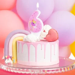 Tårtljus Unicorn 1-6 år
