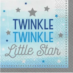 Twinkle Little Star Blå, Servetter 16-pack