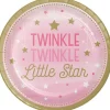 Twinkle Little Star Rosa - Tallrikar 8-pack