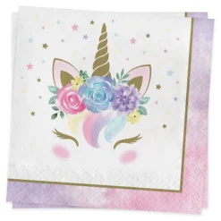 Unicorn Babyshower - Servetter 16-pack