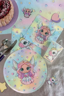 Unicorn Fairy - Tallrikar 10-pack