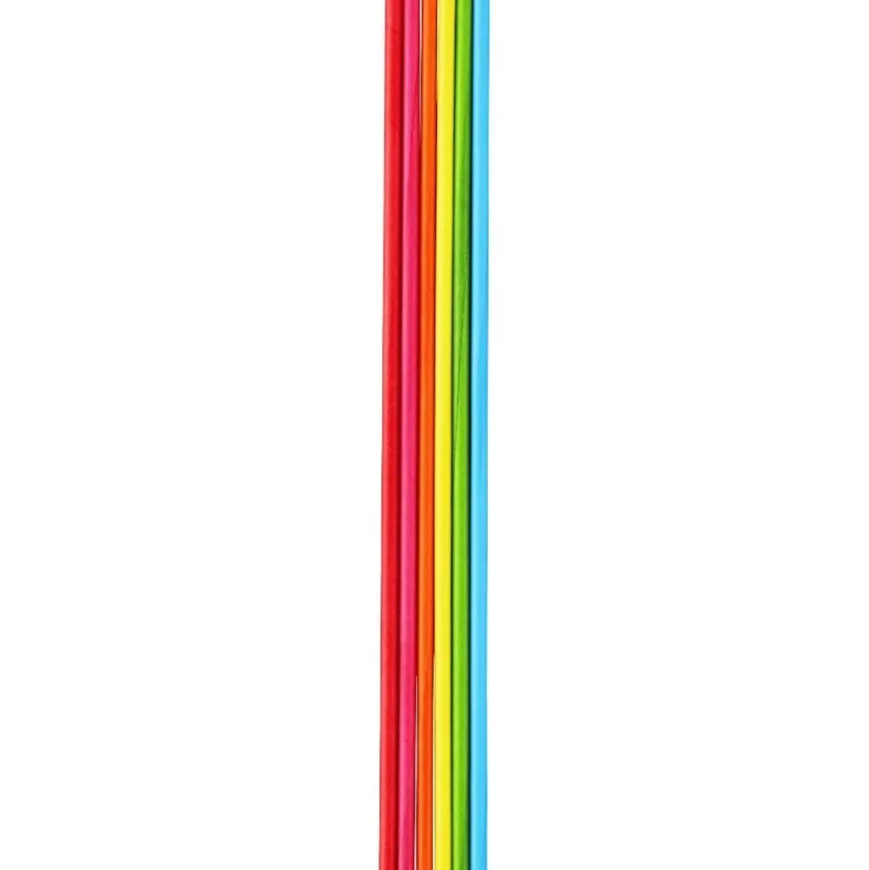 Wilton - Cakepopspinnar i regnbågsfärger 100-pack