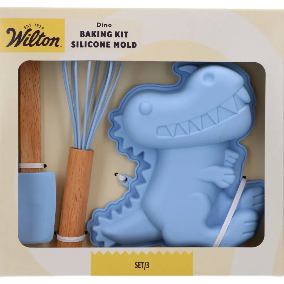 Wilton dinosauriebakset i silikon, 3 delar