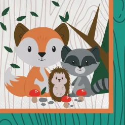 Woodland Animals - Servetter 20-pack